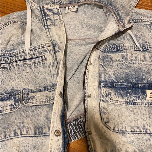 Urban Outfitters BDG Acid Wash Bomber Jacket - Picture 4 of 9